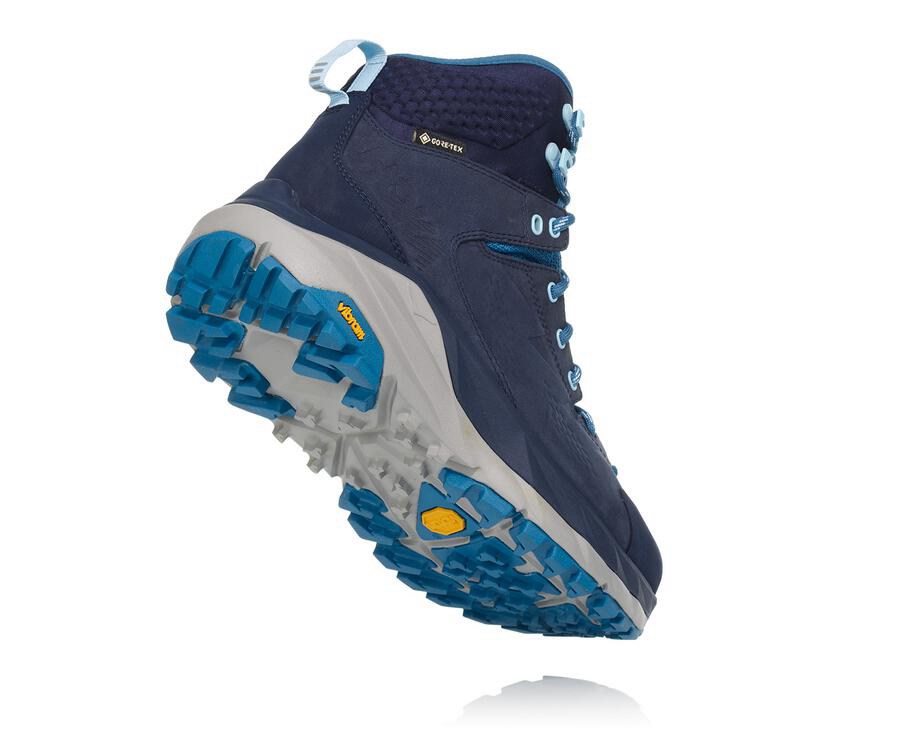 Hoka One One Hiking Boots Womens Navy - Kaha GORE-TEX - 30695CKZW